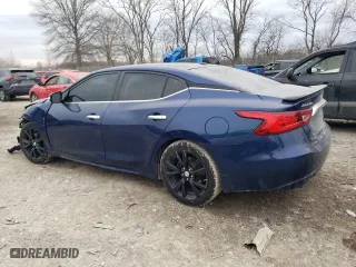 2017 Nissan Maxima SR with VIN 1N4AA6AP1HC429423, listed as a Copart auction lot 47551755 with 138,604 mi miles and Salvage Title. Bid and sale history available at carsss.com. Image 2.