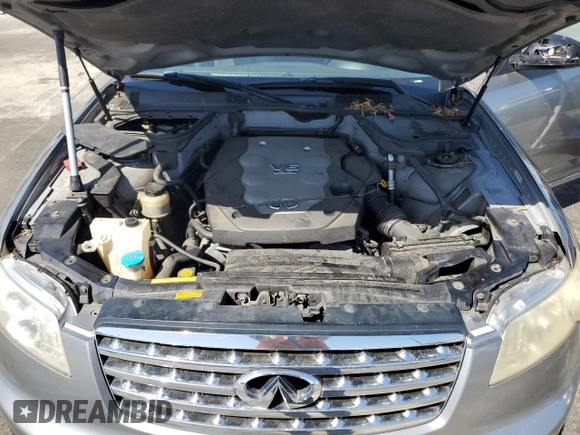 2008 Infiniti FX with VIN JNRAS08U08X101225, listed as a Copart auction lot 51863325 with 126,822 mi miles and Salvage title. Bid and sale history available at DreamBid. Image 14.