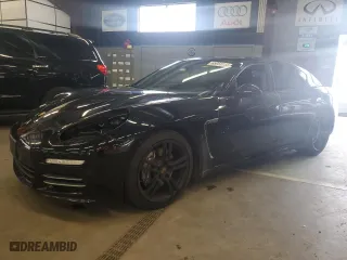 2014 Porsche Panamera with VIN WP0AA2A77EL005310, listed as a Copart auction lot 65953744 with 112,107 mi miles and Salvage Title. Bid and sale history available at carsss.com. Image 1.