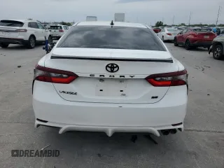 2022 Toyota Camry SE with VIN 4T1G11AK8NU017495, listed as a Copart auction lot 51078705 with 0 mi miles and Salvage Title. Bid and sale history available at carsss.com. Image 6.