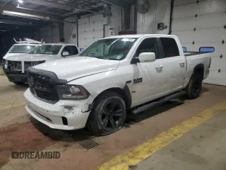 2018 Ram 1500 Sport z VIN 1C6RR7MT6JS228365, wystawiony jako Copart lot #80959654 z przebiegiem 120 858 mil mil oraz Szkoda całkowita • Salvage title. Historia ofert i sprzedaży dostępna na DreamBid. Obrazek 1.