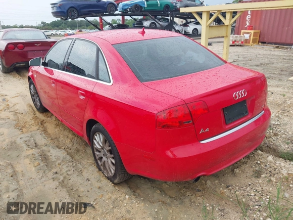 2008 Audi A4 2.0T z VIN WAUDF78E28A164524, wystawiony jako IAAI lot #42388121 z przebiegiem 98 525 mil mil oraz . Historia ofert i sprzedaży dostępna na DreamBid. Obrazek 3.
