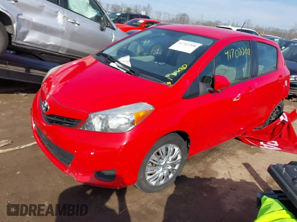 2013 Toyota Yaris L with VIN JTDKTUD35DD560686, listed as a IAAI auction lot 41702208 with 142,174 mi miles. Bid and sale history available at carsss.com. Image 18.