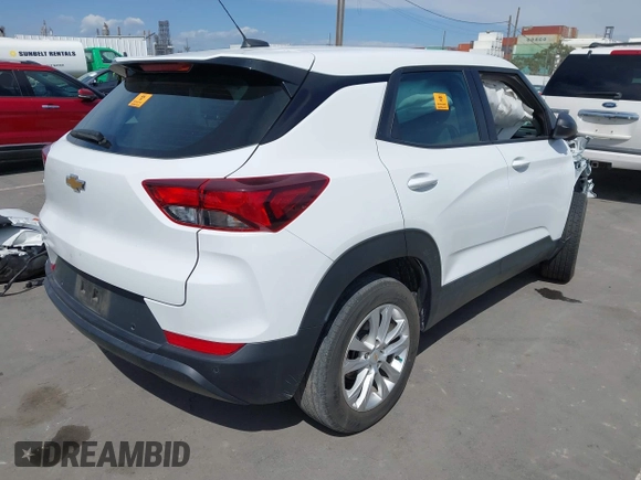 2023 Chevrolet TrailBlazer LS with VIN KL79MMS22PB026421, listed as a IAAI auction lot 41939775 with Not Provided miles and . Bid and sale history available at DreamBid. Image 4.