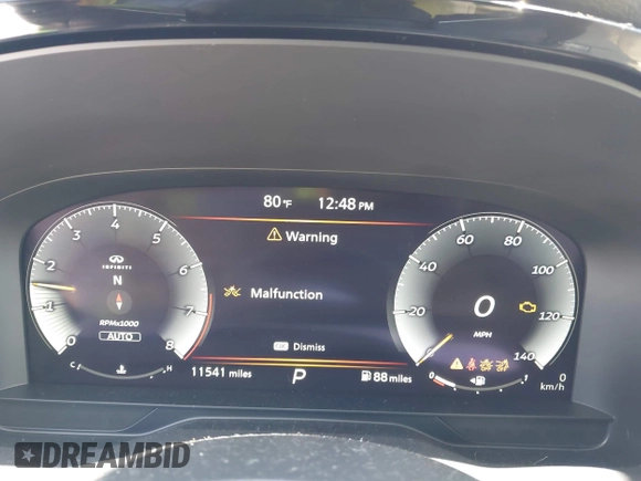 2023 Infiniti QX60 Sensory z VIN 5N1DL1GS4PC362410, wystawiony jako IAAI lot #41966872 z przebiegiem 27 142 mil mil oraz . Historia ofert i sprzedaży dostępna na DreamBid. Obrazek 7.