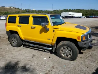 2007 Hummer H3 SUV with VIN 5GTDN13E178121818, listed as a Copart auction lot 73537054 with 212,037 mi miles and Clean Title. Bid and sale history available at carsss.com. Image 4.