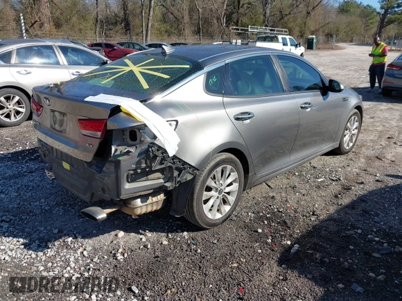 2016 Kia Optima EX with VIN 5XXGU4L3XGG052034, listed as a IAAI auction lot 41506088 with 87,509 mi miles and . Bid and sale history available at DreamBid. Image 4.