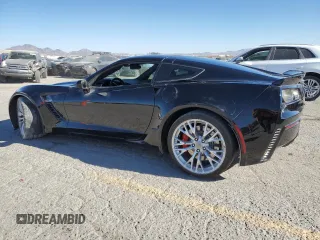 2016 Chevrolet Corvette Z06 1LZ with VIN 1G1YN2D64G5601805, listed as a Copart auction lot 88860495 with 56,787 mi miles and Salvage Title. Bid and sale history available at carsss.com. Image 2.