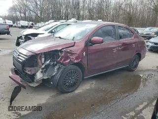 2021 Mitsubishi Mirage G4 ES with VIN ML32FUFJXMHF06902, listed as a Copart auction lot 46855005 with 141,336 mi miles and Salvage Title. Bid and sale history available at carsss.com. Image 1.
