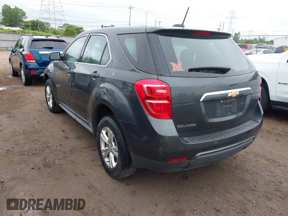 2017 Chevrolet Equinox LS z VIN 2GNALBEK4H1528438, wystawiony jako IAAI lot #42376091 z przebiegiem 105 781 mil mil oraz . Historia ofert i sprzedaży dostępna na DreamBid. Obrazek 3.