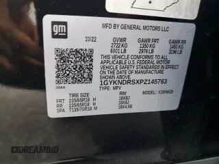 2023 Cadillac XT5 AWD Premium Luxury with VIN 1GYKNDRSXPZ145763, listed as a Copart auction lot 58387365 with 51,368 mi miles and Salvage title. Bid and sale history available at DreamBid. Image 13.