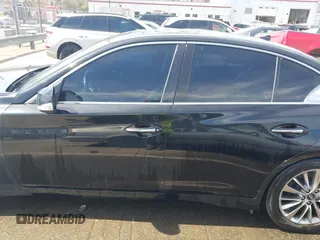2018 Infiniti Q50 3.0t LUXE with VIN JN1EV7AP2JM351176, listed as a IAAI auction lot 41837214 with 125,535 mi miles. Bid and sale history available at carsss.com. Image 14.