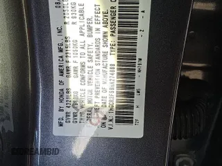 2017 Honda Accord Sedan Sport with VIN 1HGCR2F59HA274869, listed as a Copart auction lot 49770085 with 110,991 mi miles and Salvage Title. Bid and sale history available at carsss.com. Image 12.