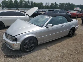 2002 BMW 3 Series 330Ci z VIN WBABS53422JU93611, wystawiony jako Copart lot #59436495 z przebiegiem 60 301 mil mil oraz Szkoda całkowita • Salvage title. Historia ofert i sprzedaży dostępna na DreamBid. Obrazek 1.