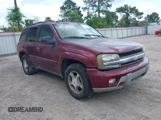 2005 Chevrolet TrailBlazer LS with VIN 1GNDS13S052269570, listed as a IAAI auction lot 42041784 with 143,024 mi miles and . Bid and sale history available at DreamBid. Image 1.