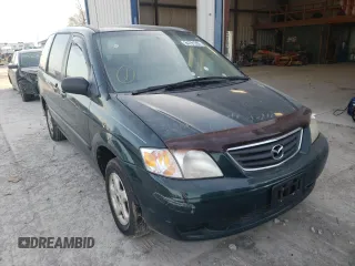 2000 Mazda MPV DX with VIN JM3LW28G8Y0106384, listed as a Copart auction lot 66537813 with 223,272 mi miles and Salvage Title. Bid and sale history available at carsss.com. Image 1.