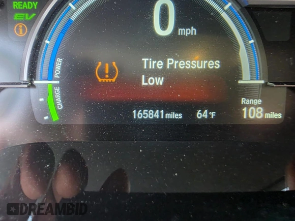 2018 Honda Clarity Plug-In Hybrid Touring with VIN JHMZC5F32JC004191, listed as a Copart auction lot 54700065 with 165,841 mi miles and Clean Title. Bid and sale history available at carsss.com. Image 8.