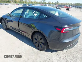 2025 Tesla Model 3 Long Range with VIN 5YJ3E1EA2SF910890, listed as a IAAI auction lot 41791583 with Not Provided miles and . Bid and sale history available at DreamBid. Image 3.