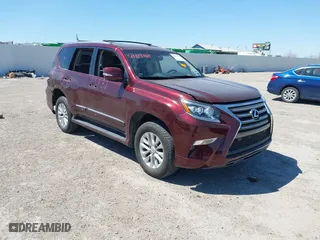 2017 Lexus GX with VIN JTJBM7FX1H5164038, listed as a IAAI auction lot 41819765 with 157,266 mi miles. Bid and sale history available at carsss.com. Image 1.