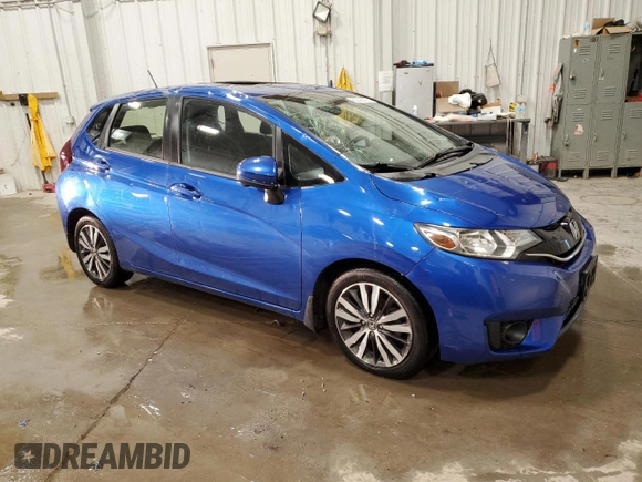 2017 Honda Fit EX with VIN JHMGK5H75HS021593, listed as a Copart auction lot 55325795 with 69,049 mi miles and Non Repairable. Bid and sale history available at DreamBid. Image 4.
