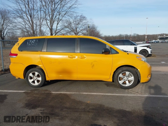 2012 Toyota Sienna with VIN 5TDZK3DC3CS221892, listed as a IAAI auction lot 41525521 with 280,477 mi miles. Bid and sale history available at carsss.com. Image 13.