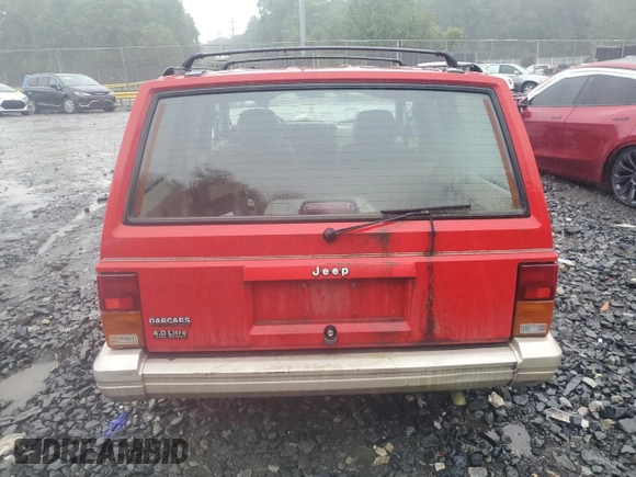 1995 Jeep Cherokee Country with VIN 1J4FJ78S5SL645499, listed as a Copart auction lot 72695794 with 62,012 mi miles and Non Repairable. Bid and sale history available at carsss.com. Image 6.