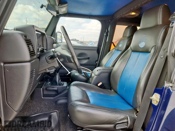 2006 Jeep Wrangler X with VIN 1J4FA39S66P775734, listed as a Copart auction lot 59903755 with 145,041 mi miles and Clean title. Bid and sale history available at DreamBid. Image 7.