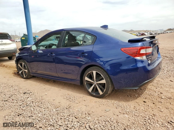 2017 Subaru Impreza Sport with VIN 4S3GKAK68H3616961, listed as a Copart auction lot 50838185 with 54,624 mi miles and Salvage Title. Bid and sale history available at carsss.com. Image 2.