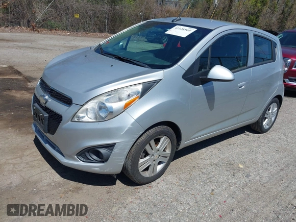 2013 Chevrolet Spark LS with VIN KL8CB6S91DC510473, listed as a IAAI auction lot 42128965 with 79,576 mi miles. Bid and sale history available at carsss.com. Image 2.