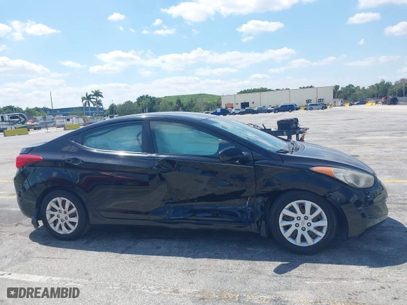 2012 Hyundai Elantra GLS with VIN KMHDH4AE0CU231369, listed as a IAAI auction lot 42067626 with 134,274 mi miles. Bid and sale history available at carsss.com. Image 6.