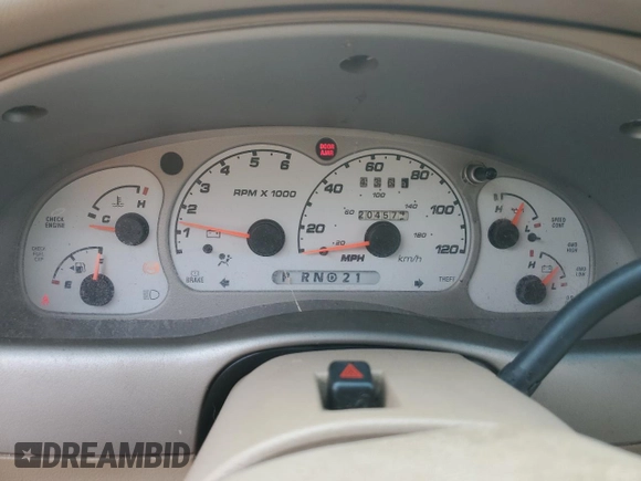 2001 Ford Explorer Sport Trac z VIN 1FMZU77E21UC54692, wystawiony jako Copart lot #57913505 z przebiegiem 204 574 mil mil oraz Czysty tytuł • Clean title. Historia ofert i sprzedaży dostępna na DreamBid. Obrazek 9.