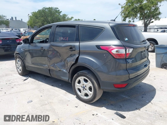 2018 Ford Escape S with VIN 1FMCU0F7XJUA16377, listed as a IAAI auction lot 42080136 with 81,060 mi miles and . Bid and sale history available at carsss.com. Image 3.