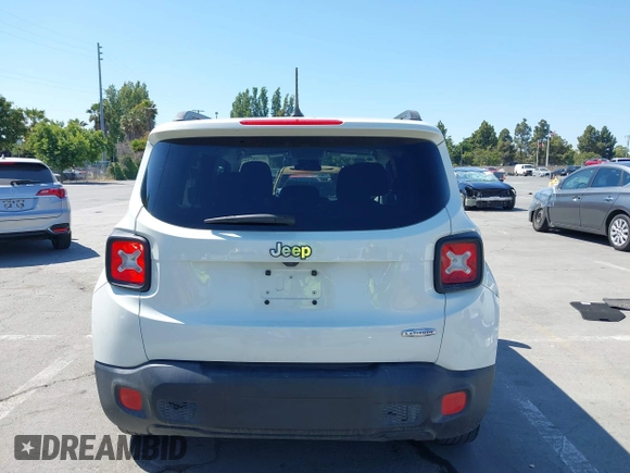 2017 Jeep Renegade Latitude with VIN ZACCJABB6HPE57027, listed as a IAAI auction lot 42561087 with 39,564 mi miles and . Bid and sale history available at DreamBid. Image 17.