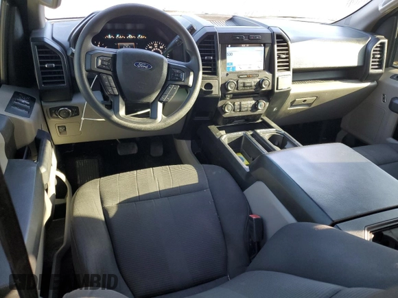 2018 Ford F-150 XL with VIN 1FTEW1CPXJKF84609, listed as a Copart auction lot 50490395 with 107,725 mi miles and Salvage Title. Bid and sale history available at DreamBid. Image 8.