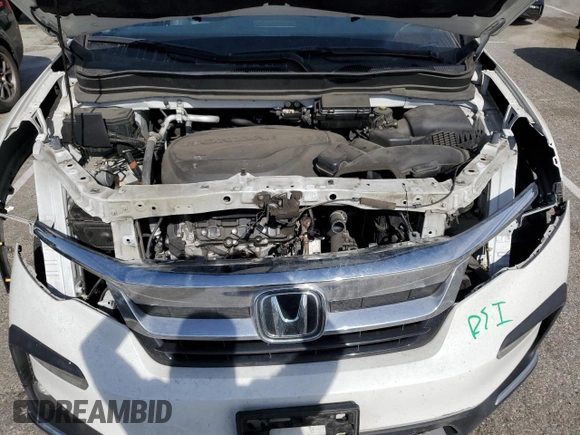 2021 Honda Pilot Elite with VIN 5FNYF6H02MB029791, listed as a Copart auction lot 42829435 with 54,403 mi miles and Salvage Title. Bid and sale history available at DreamBid. Image 12.