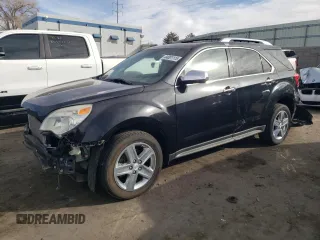 2014 Chevrolet Equinox LTZ with VIN 2GNFLHEK9E6139415, listed as a Copart auction lot 44001115 with 92,859 mi miles and Salvage Title. Bid and sale history available at carsss.com. Image 1.