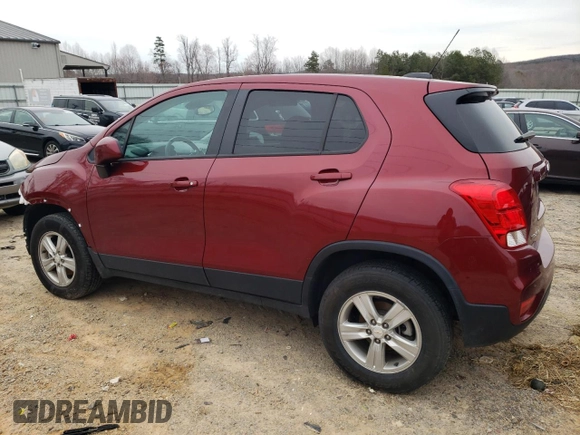 2021 Chevrolet Trax LS with VIN KL7CJNSB9MB359280, listed as a Copart auction lot 47455785 with 62,362 mi miles and Salvage Title. Bid and sale history available at carsss.com. Image 2.