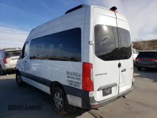 2019 Mercedes-Benz Sprinter Passenger with VIN WDZPF0CD1KP100808, listed as a Copart auction lot 71137022 with Not Provided miles. Bid and sale history available at carsss.com. Image 2.