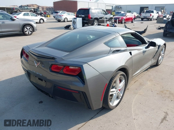 2015 Chevrolet Corvette 3LT with VIN 1G1YF2D76F5116733, listed as a IAAI auction lot 42252846 with 54,870 mi miles and . Bid and sale history available at DreamBid. Image 4.