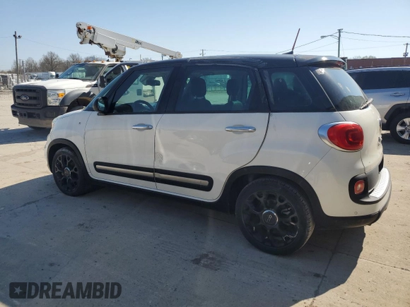 2017 FIAT 500L Trekking z VIN ZFBCFADH0HZ039862, wystawiony jako Copart lot #53530305 z przebiegiem 46 318 mil mil oraz Szkody całkowita. Historia ofert i sprzedaży dostępna na DreamBid. Obrazek 2.