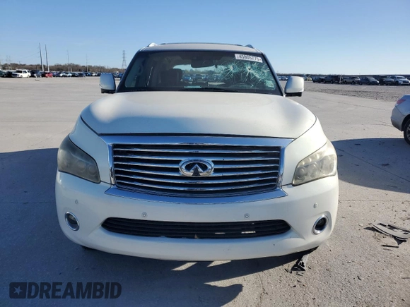 2013 Infiniti QX56 with VIN JN8AZ2NF1D9550803, listed as a Copart auction lot 45905775 with Not provided miles and Salvage title. Bid and sale history available at DreamBid. Image 5.