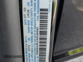 2003 Volkswagen Jetta GLS с VIN 3VWSK69M33M036582, выставлен на аукционе Copart как лот 61177465 с пробегом 62 322 миль миль и Чистый • Clean title. История ставок и продаж доступна на DreamBid. Изображение 12.