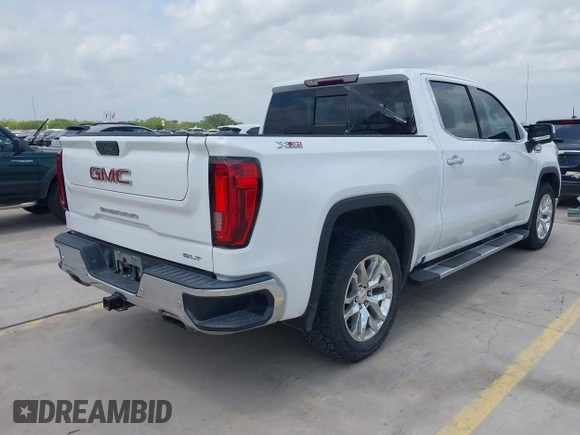 2019 GMC Sierra 1500 SLT z VIN 3GTU9DED4KG197425, wystawiony jako IAAI lot #42105713 z przebiegiem 103 061 mil mil oraz . Historia ofert i sprzedaży dostępna na DreamBid. Obrazek 4.