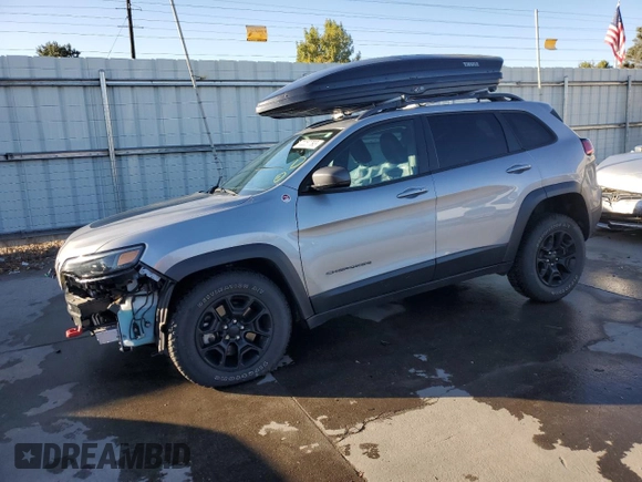 2020 Jeep Cherokee Trailhawk Elite with VIN 1C4PJMBN7LD612656, listed as a Copart auction lot 72257793 with 19,292 mi miles and . Bid and sale history available at DreamBid. Image 1.