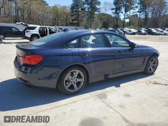 2015 BMW 4 Series 428i with VIN WBA4A5C53FGK15503, listed as a Copart auction lot 49297895 with 125,055 mi miles and Salvage title. Bid and sale history available at DreamBid. Image 3.