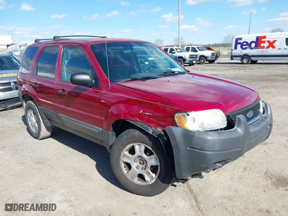 2003 Ford Escape XLT Popular with VIN 1FMYU03113KE12413, listed as a IAAI auction lot 41988476 with 157,817 mi miles. Bid and sale history available at carsss.com. Image 1.