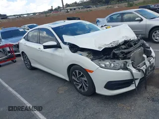 2018 Honda Civic Sedan EX with VIN 19XFC2F76JE206191, listed as a IAAI auction lot 41949231 with 146,118 mi miles. Bid and sale history available at carsss.com. Image 1.