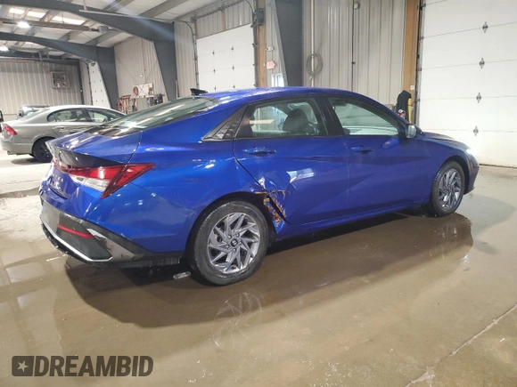 2024 Hyundai Elantra SEL with VIN KMHLM4DG7RU672946, listed as a Copart auction lot 55244965 with 30,938 mi miles and Clean Title. Bid and sale history available at DreamBid. Image 3.
