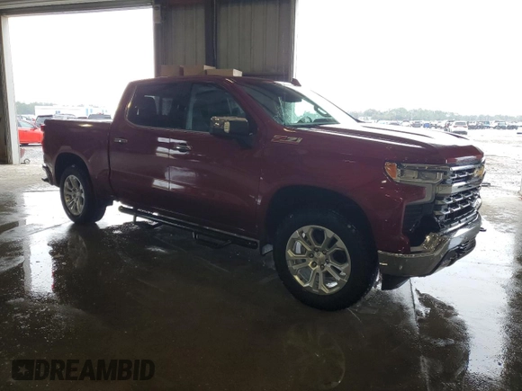 2023 Chevrolet Silverado 1500 LTZ with VIN 1GCUDGED9PZ320126, listed as a Copart auction lot 44628825 with 10,003 mi miles and Salvage Title. Bid and sale history available at carsss.com. Image 4.