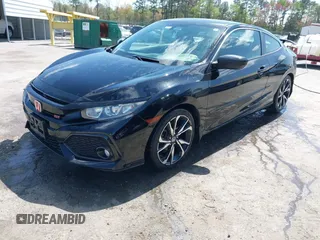 2017 Honda Civic Si with VIN 2HGFC3A53HH753043, listed as a IAAI auction lot 41984337 with 77,043 mi miles and . Bid and sale history available at DreamBid. Image 2.